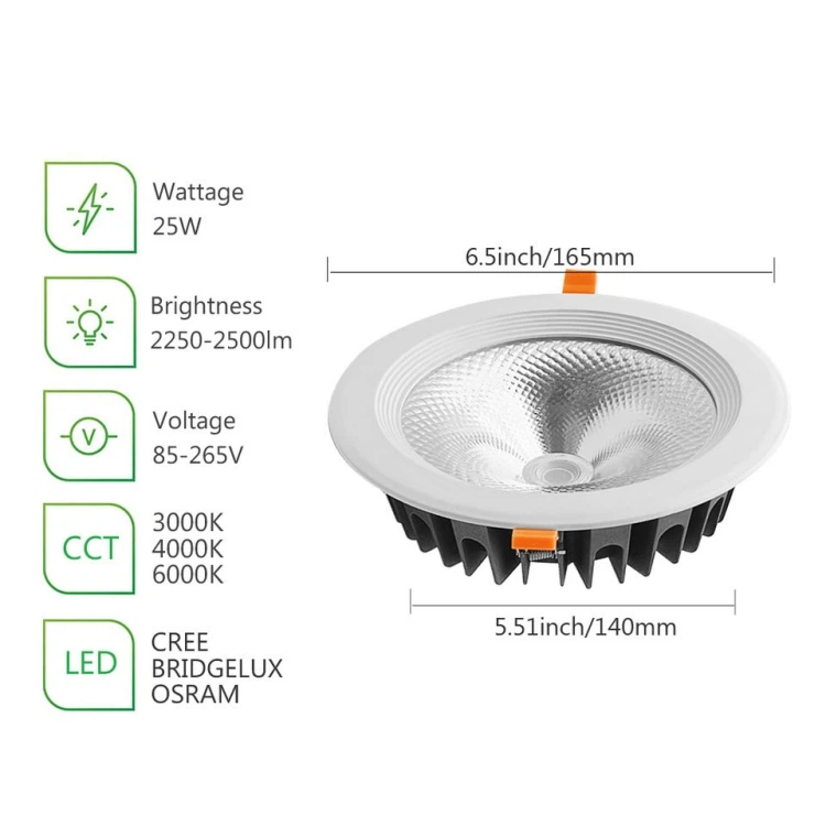 85mm cutout led downlights 85mm cutout led downlights