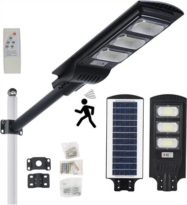 300w أضواء الشوارع الشمسية في الهواء الطلق