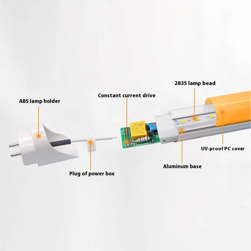 T8 AntiYellow Cover LED Tube Lighting T8 AntiYellow Cover LED Tube Lighting