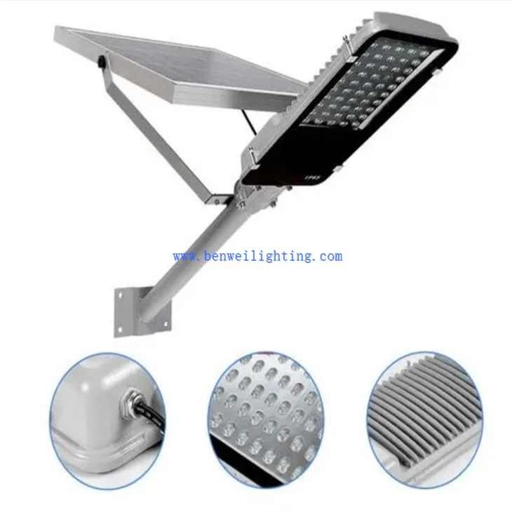 solar panel street light