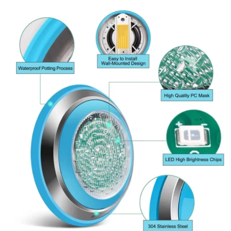 Waterproof RGB Led Swimming Pool Lighting