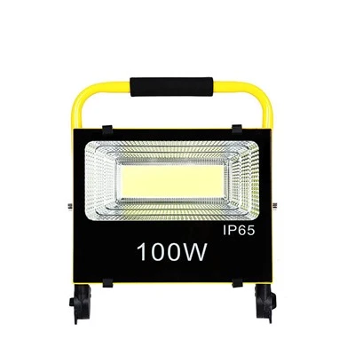 100W ضوء العمل LED المحمولة القابلة لإعادة الشحن